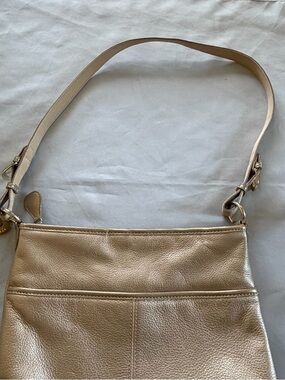 The Sak Women's Metallic Gold Crossbody Bag - Lightweight Everyday Style